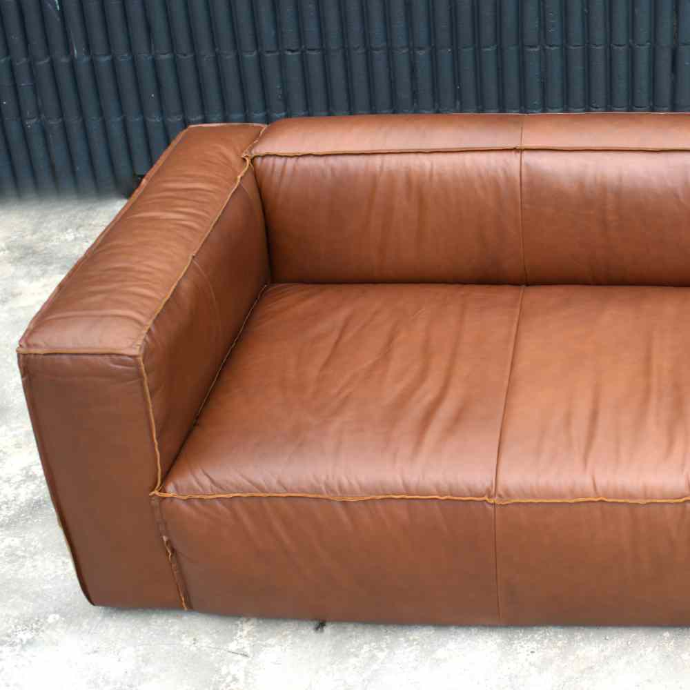 Austere Leather Sofa