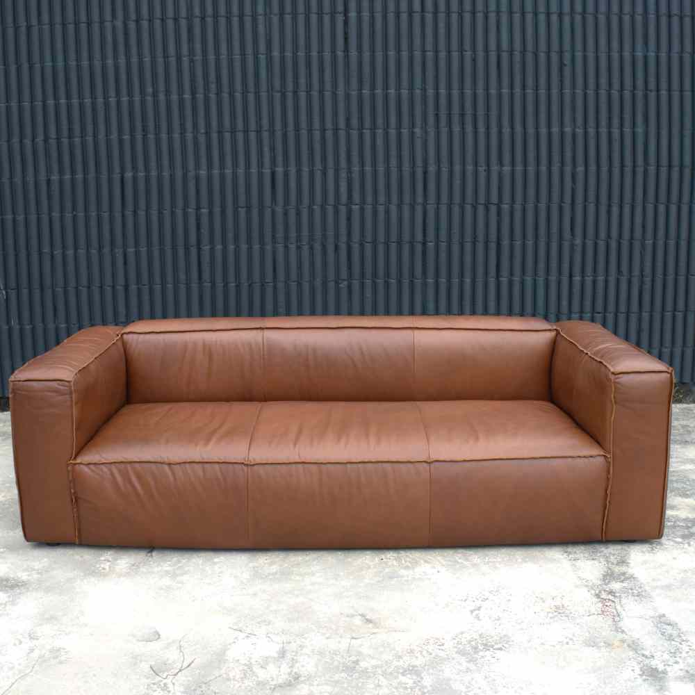 Austere Leather Sofa