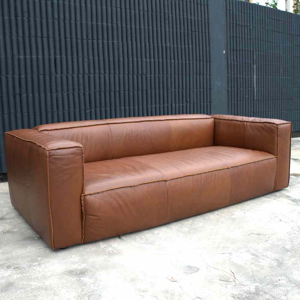 Austere Leather Sofa