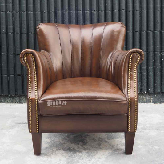 Alonzo Full Leather Armchair