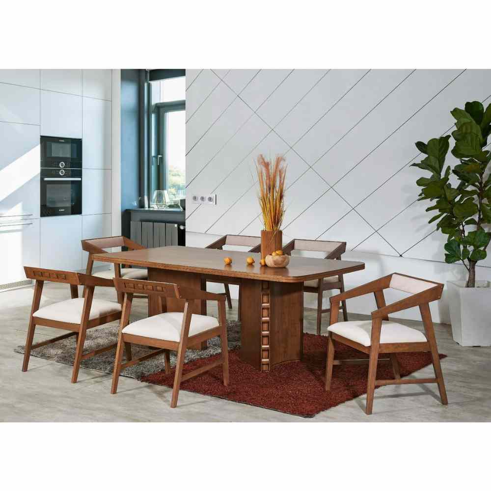 Vaughn Dining Set (6-Seater)