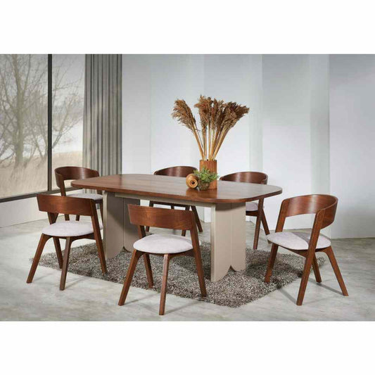 Vidya Dining Set (6-Seater)